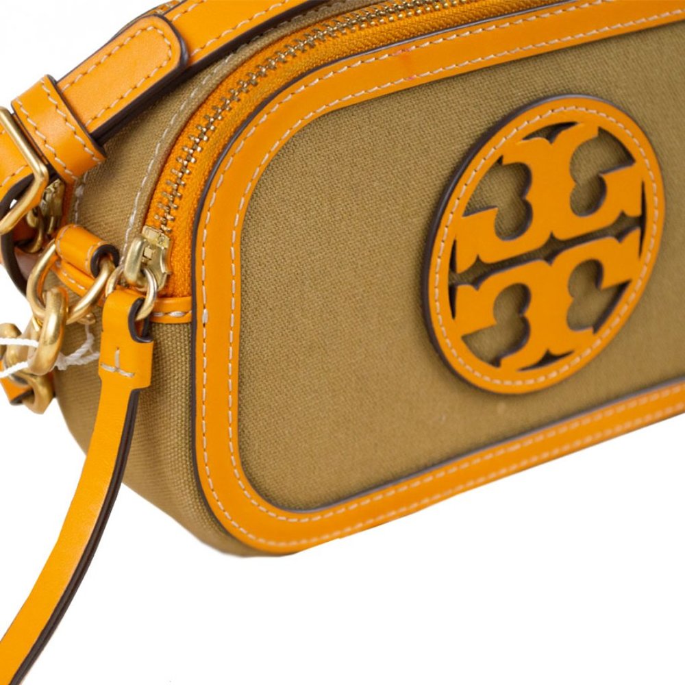 TORY BURCH Mini Miller Cotton Canvas Crossbody Bag - Picture 2 of 11